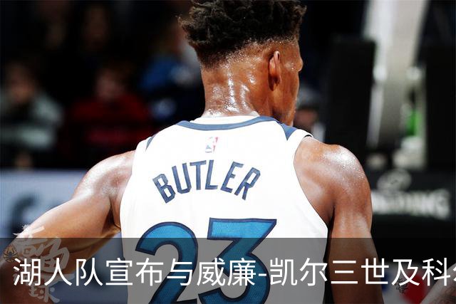 湖人队宣布与威廉-凯尔三世及科尔-斯威德签订双向合约